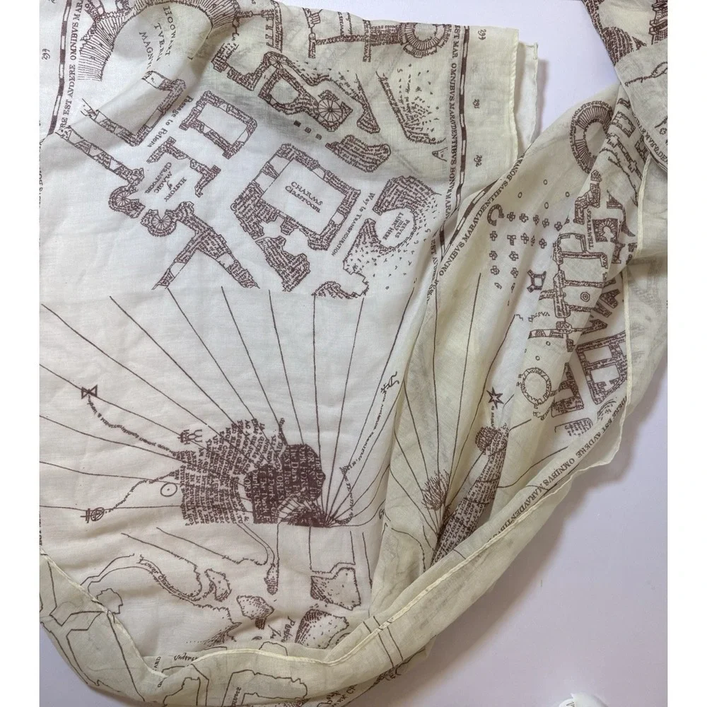 Marauders Map Mischief Makers Scarf, Wizarding Trunk, Harry Potter,‎ Hogwarts HP
